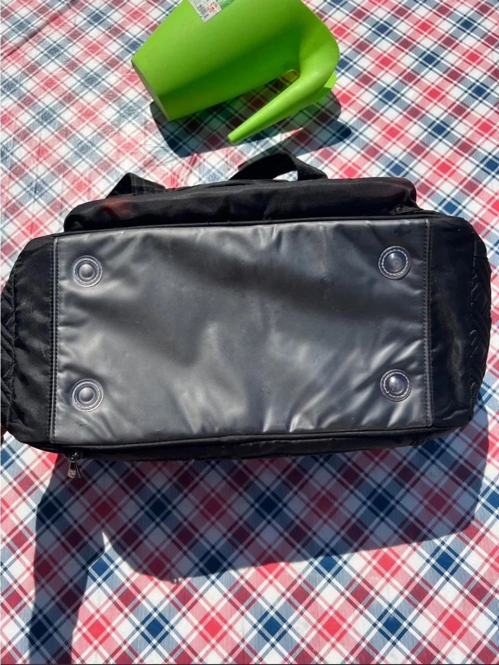 Lug Black Puddle Jumper Tote Bag (LE) Brush Black w/strap
